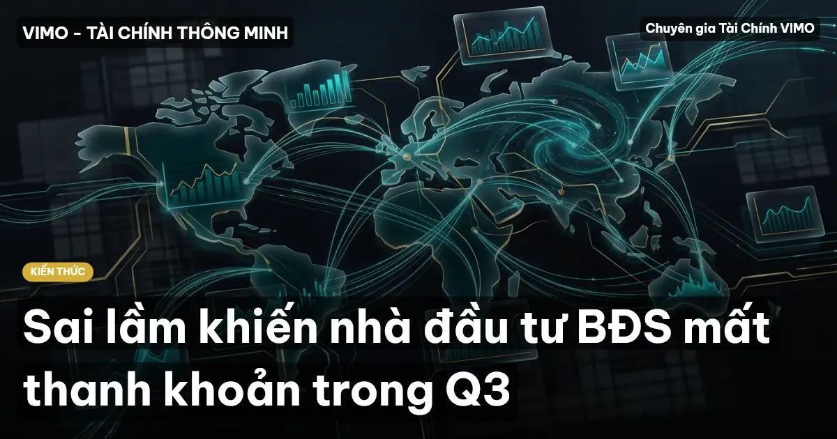 Sai lầm khiến nhà đầu tư BĐS mất thanh khoản trong Q3