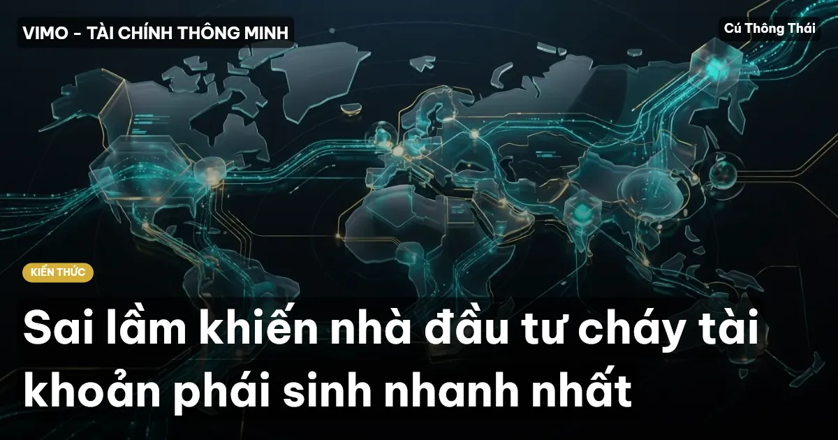 Sai lầm khiến nhà đầu tư cháy tài khoản phái sinh nhanh nhất