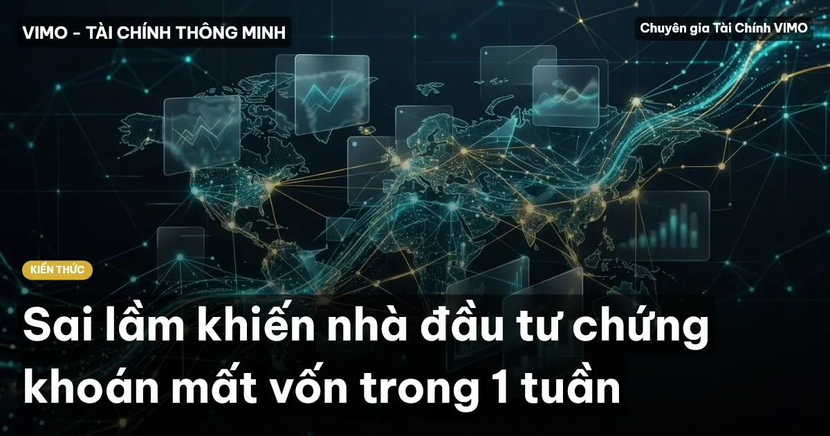 Sai lầm khiến nhà đầu tư chứng khoán mất vốn trong 1 tuần