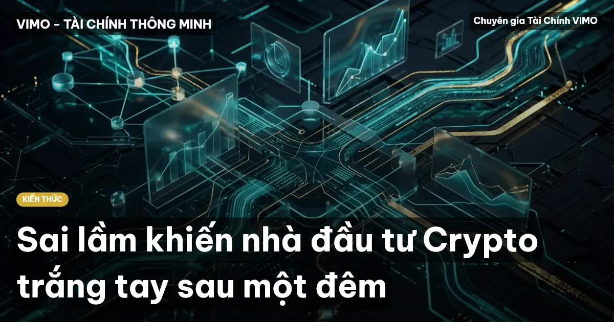 Sai lầm khiến nhà đầu tư Crypto trắng tay sau một đêm