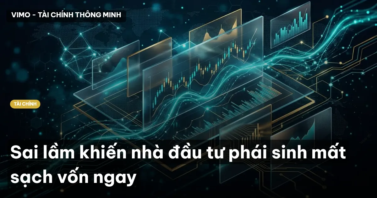 Sai lầm khiến nhà đầu tư phái sinh mất sạch vốn ngay