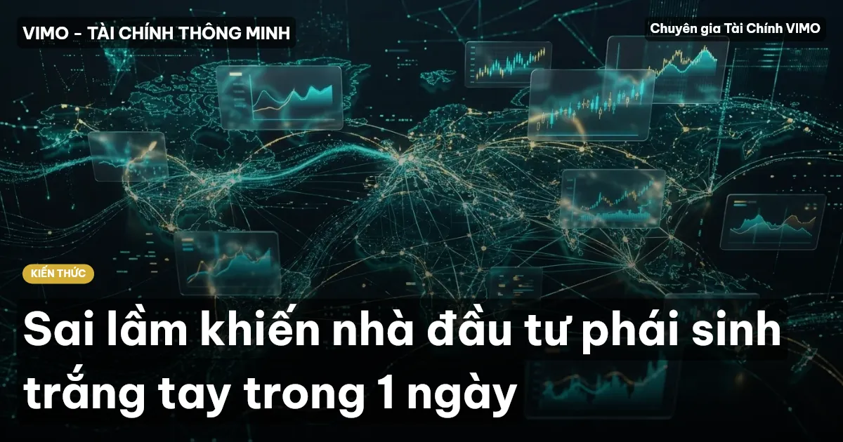 Sai lầm khiến nhà đầu tư phái sinh trắng tay trong 1 ngày