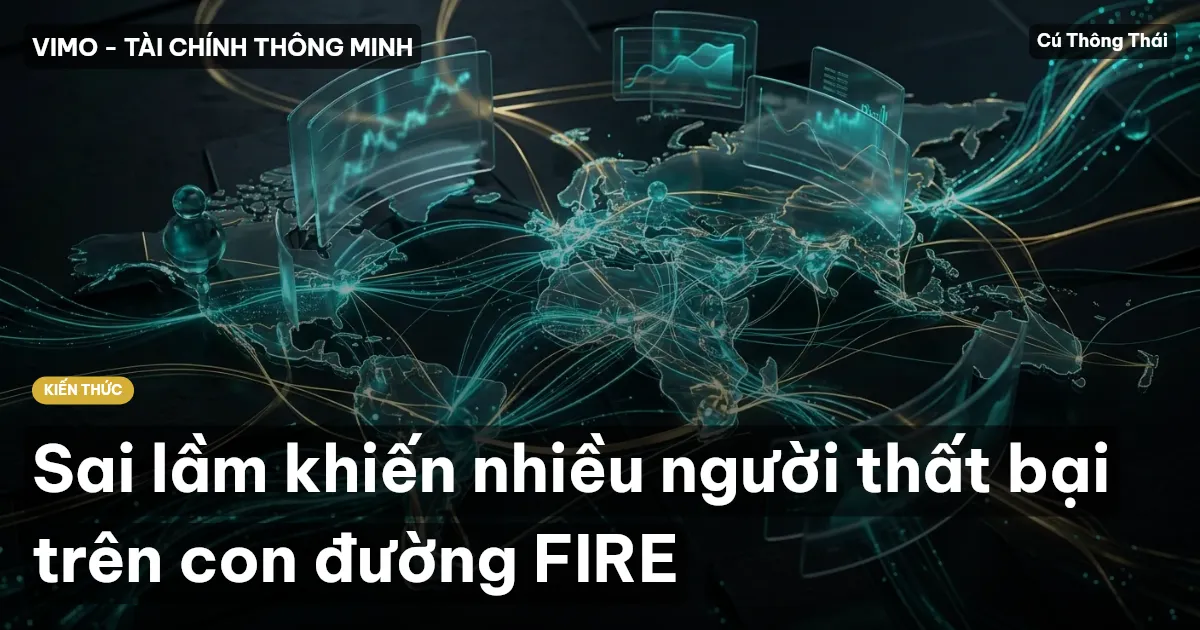 Sai lầm khiến nhiều người thất bại trên con đường FIRE