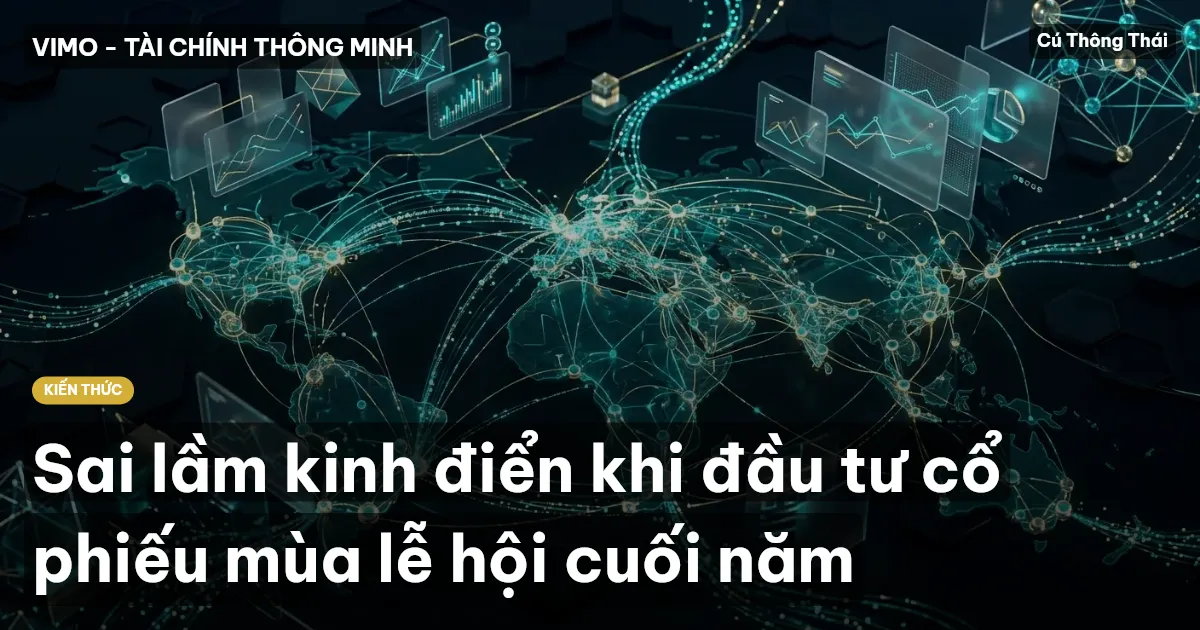 Sai lầm kinh điển khi đầu tư cổ phiếu mùa lễ hội cuối năm