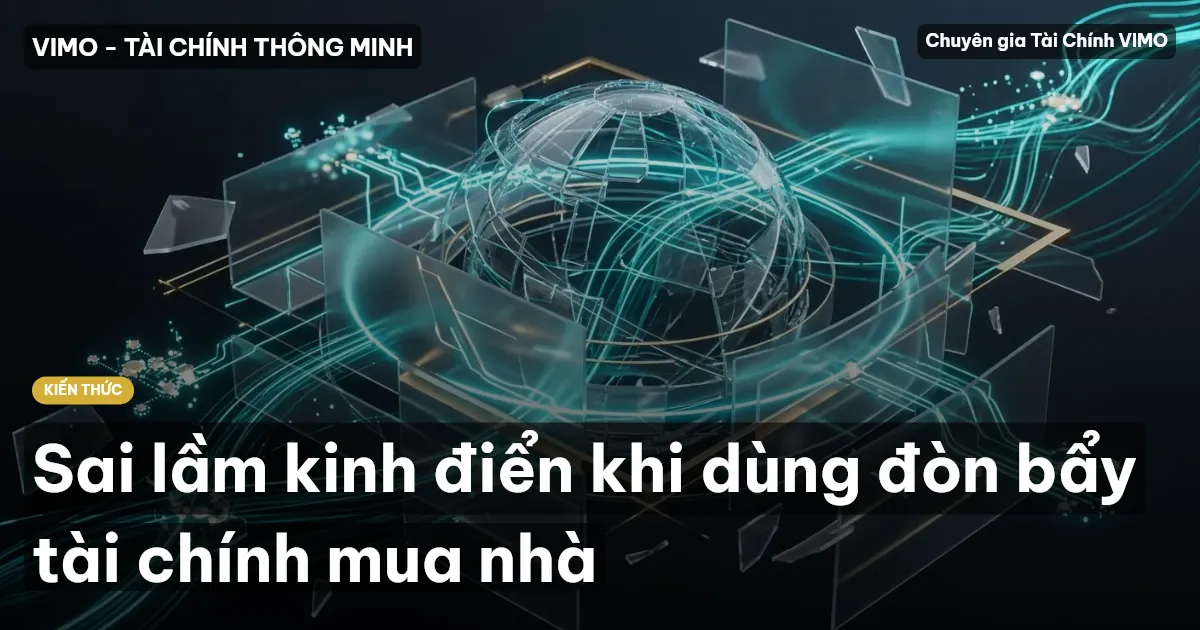 Sai lầm kinh điển khi dùng đòn bẩy tài chính mua nhà