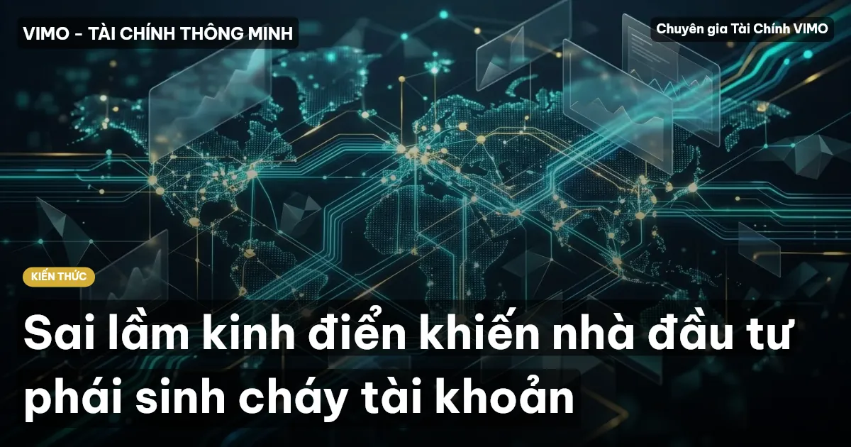 Sai lầm kinh điển khiến nhà đầu tư phái sinh cháy tài khoản