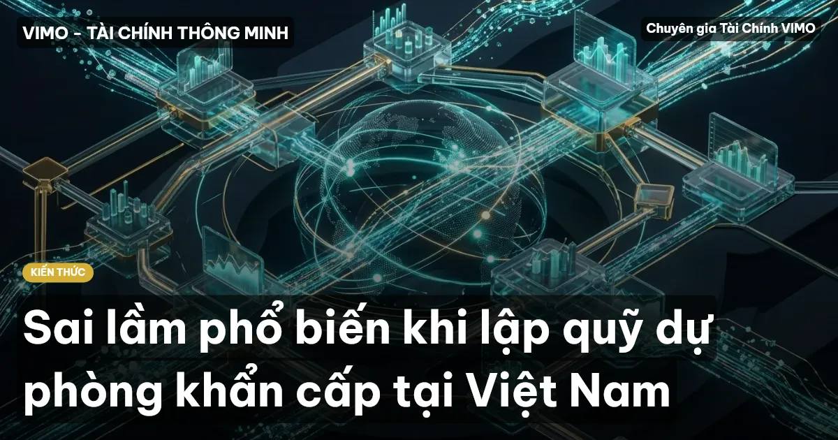Sai lầm phổ biến khi lập quỹ dự phòng khẩn cấp tại Việt Nam