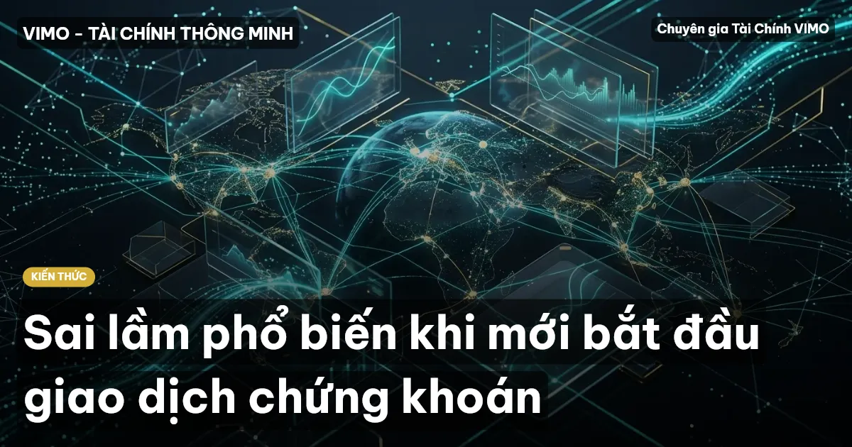 Sai lầm phổ biến khi mới bắt đầu giao dịch chứng khoán