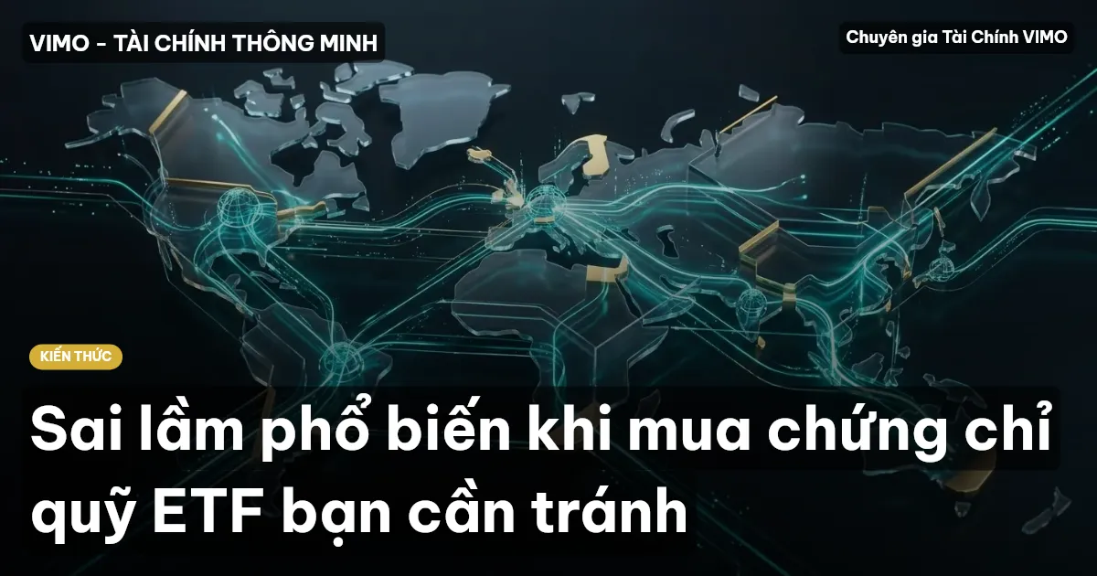 Sai lầm phổ biến khi mua chứng chỉ quỹ ETF bạn cần tránh