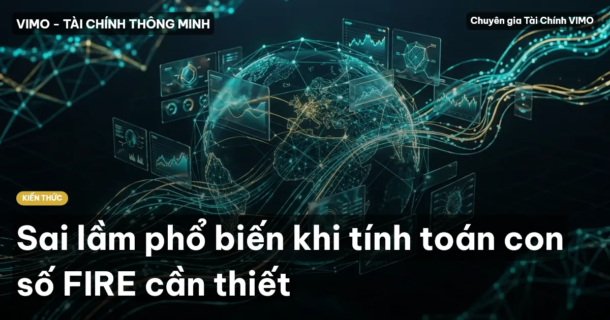 Sai lầm phổ biến khi tính toán con số FIRE cần thiết