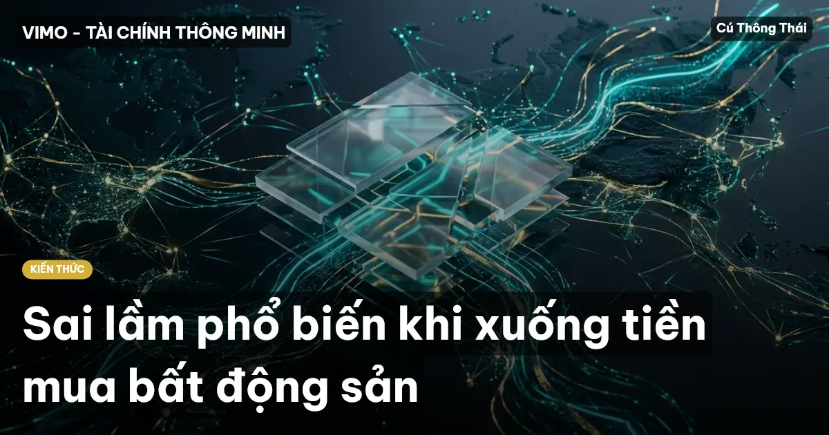 Sai lầm phổ biến khi xuống tiền mua bất động sản