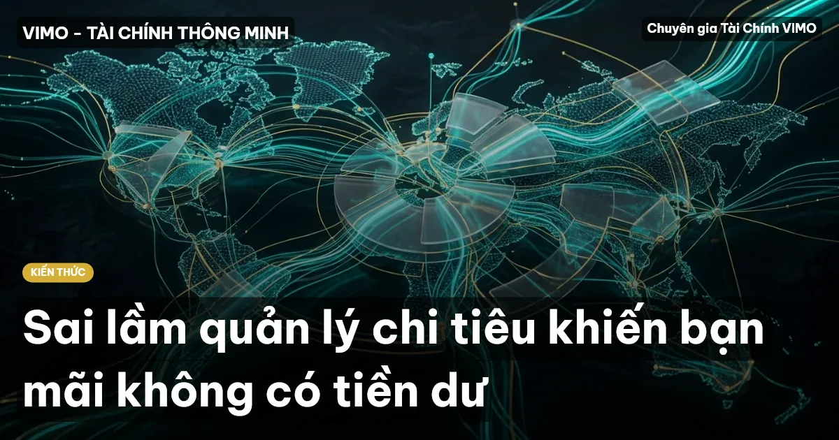 Sai lầm quản lý chi tiêu khiến bạn mãi không có tiền dư