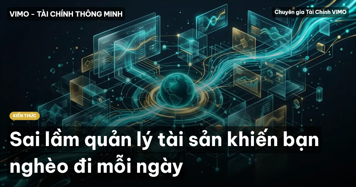 Sai lầm quản lý tài sản khiến bạn nghèo đi mỗi ngày