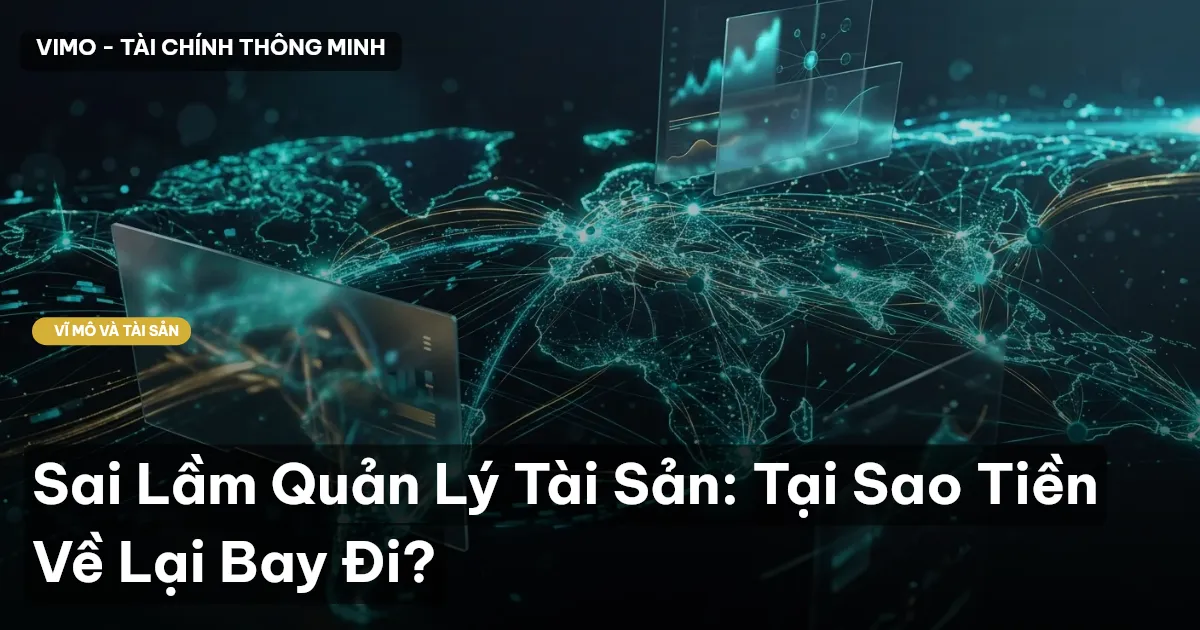 Sai Lầm Quản Lý Tài Sản: Tại Sao Tiền Về Lại Bay Đi?