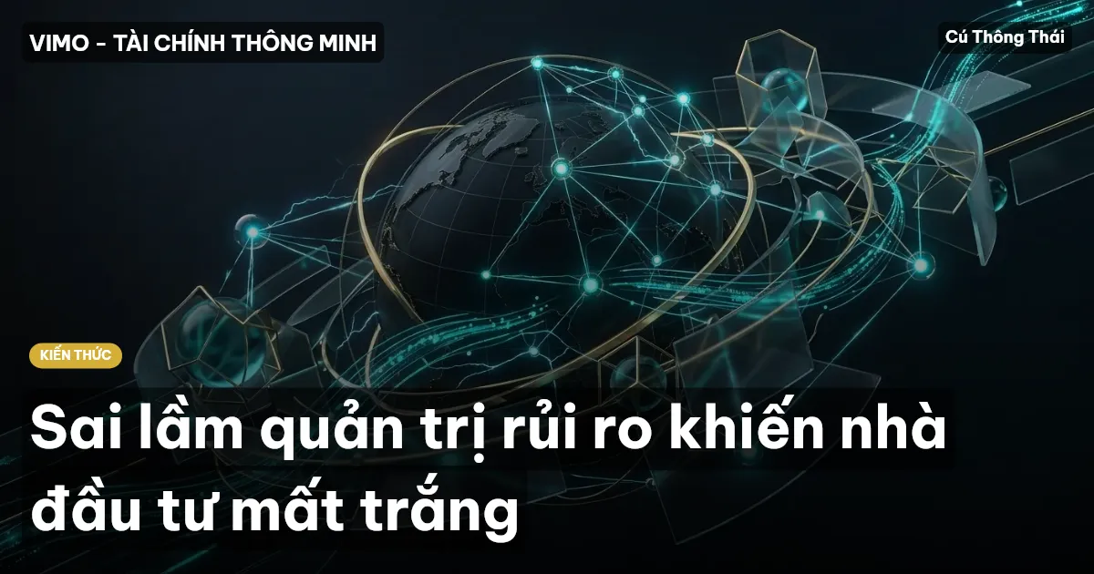 Sai lầm quản trị rủi ro khiến nhà đầu tư mất trắng