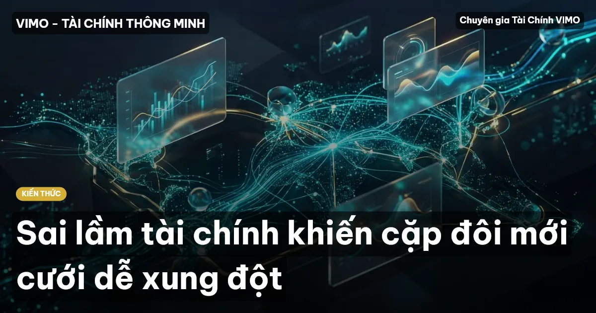 Sai lầm tài chính khiến cặp đôi mới cưới dễ xung đột
