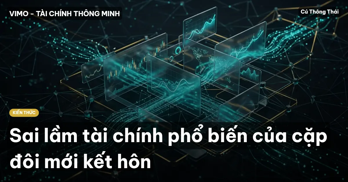 Sai lầm tài chính phổ biến của cặp đôi mới kết hôn