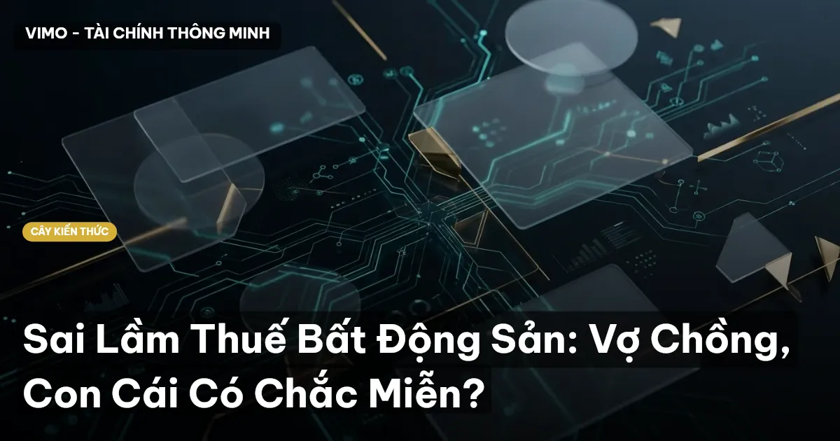 Sai Lầm Thuế Bất Động Sản: Vợ Chồng, Con Cái Có Chắc Miễn?