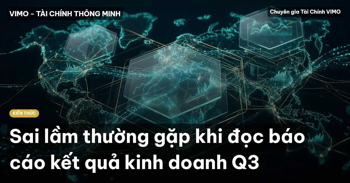 Sai lầm thường gặp khi đọc báo cáo kết quả kinh doanh Q3