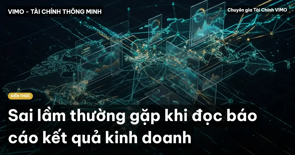 Sai lầm thường gặp khi đọc báo cáo kết quả kinh doanh