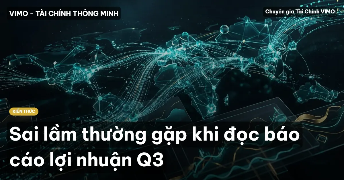Sai lầm thường gặp khi đọc báo cáo lợi nhuận Q3