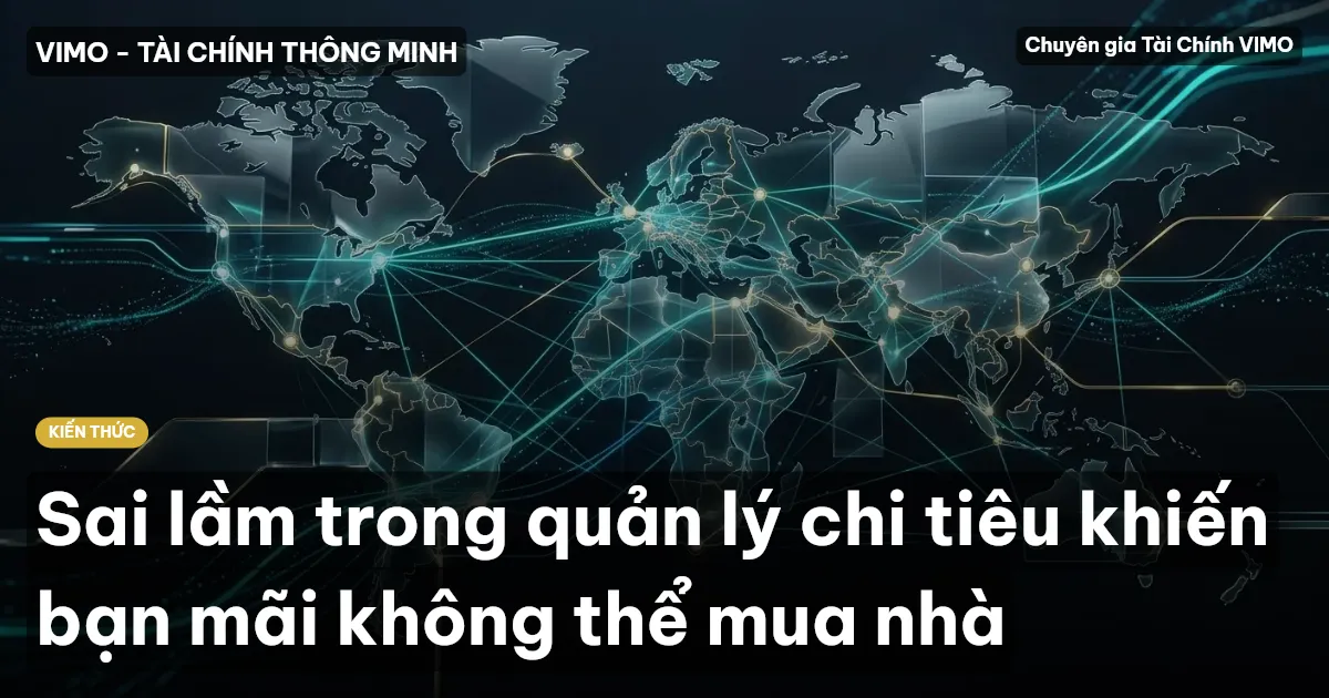 Sai lầm trong quản lý chi tiêu khiến bạn mãi không thể mua nhà