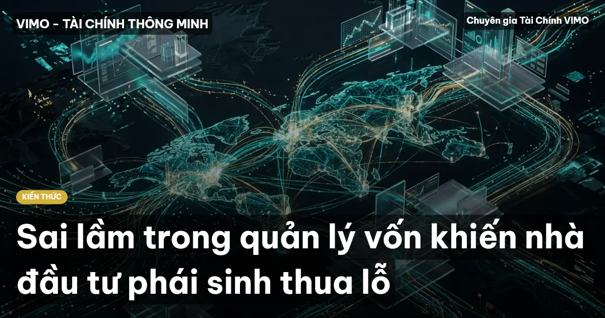 Sai lầm trong quản lý vốn khiến nhà đầu tư phái sinh thua lỗ