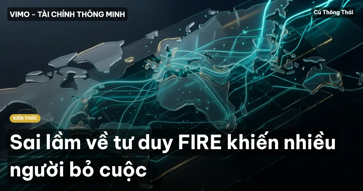 Sai lầm về tư duy FIRE khiến nhiều người bỏ cuộc