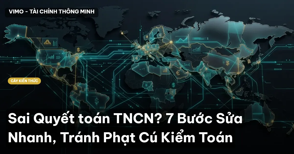 Sai Quyết toán TNCN? 7 Bước Sửa Nhanh, Tránh Phạt Cú Kiểm Toán