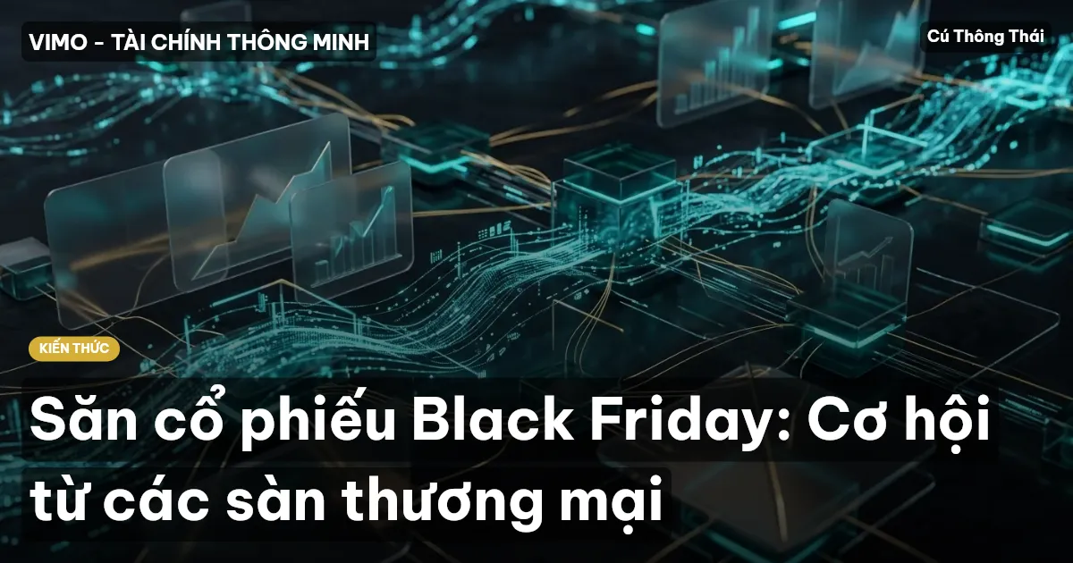 Săn cổ phiếu Black Friday: Cơ hội từ các sàn thương mại