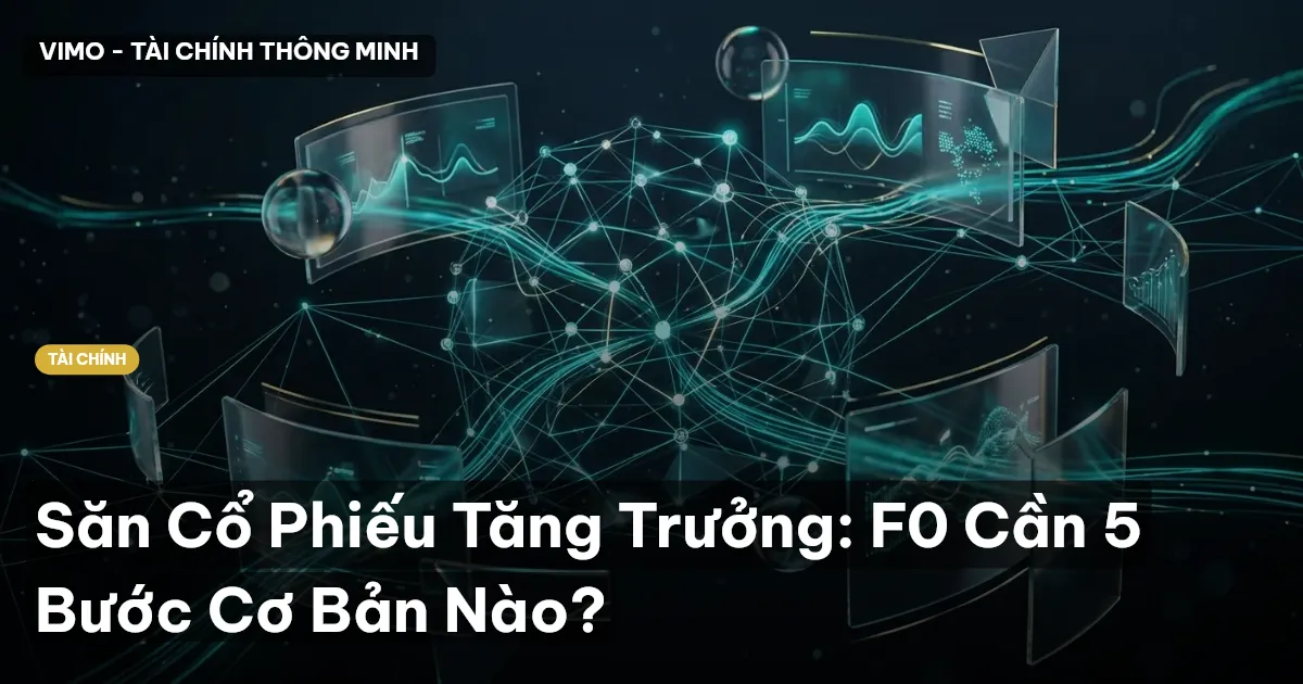 Săn Cổ Phiếu Tăng Trưởng: F0 Cần 5 Bước Cơ Bản Nào?