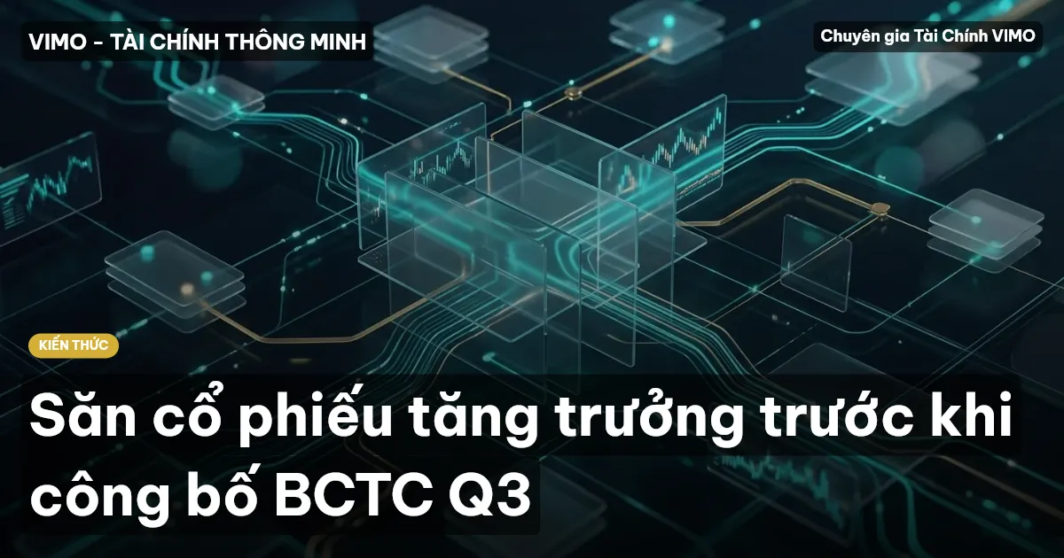 Săn cổ phiếu tăng trưởng trước khi công bố BCTC Q3