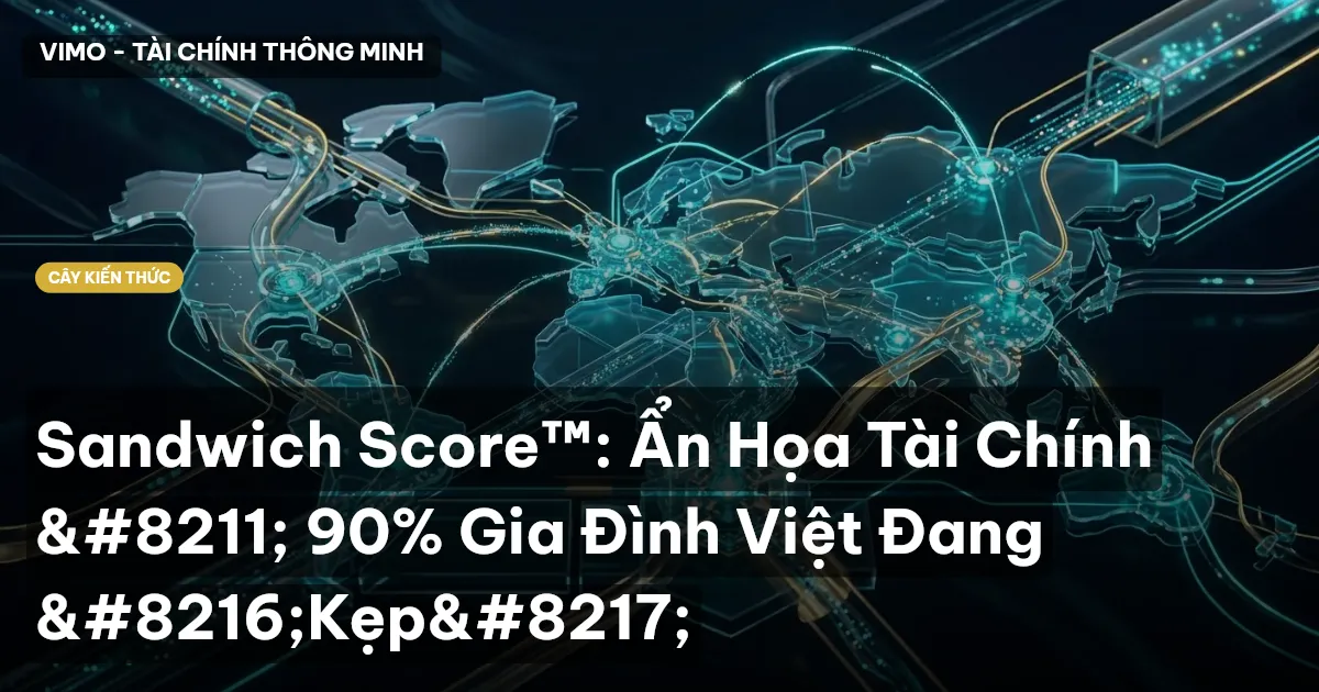 Sandwich Score™: Ẩn Họa Tài Chính – 90% Gia Đình Việt Đang ‘Kẹp’