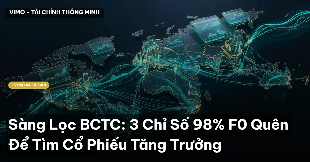 Sàng Lọc BCTC: 3 Chỉ Số 98% F0 Quên Để Tìm Cổ Phiếu Tăng Trưởng