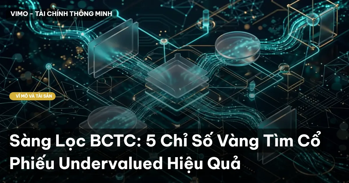 Sàng Lọc BCTC: 5 Chỉ Số Vàng Tìm Cổ Phiếu Undervalued Hiệu Quả
