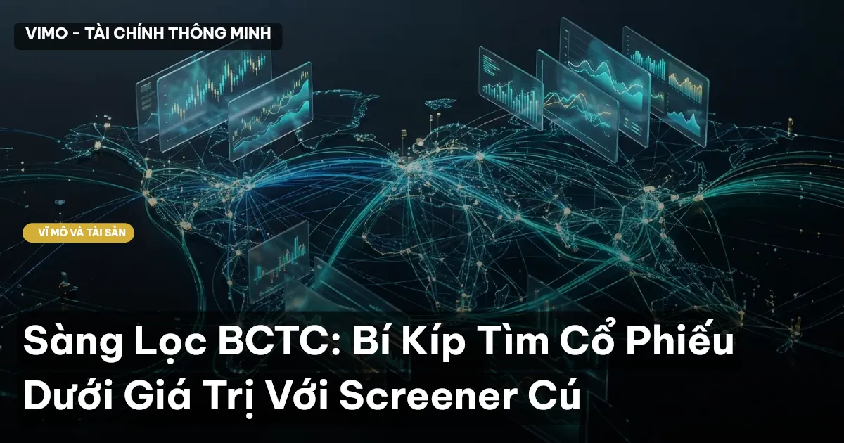 Sàng Lọc BCTC: Bí Kíp Tìm Cổ Phiếu Dưới Giá Trị Với Screener Cú