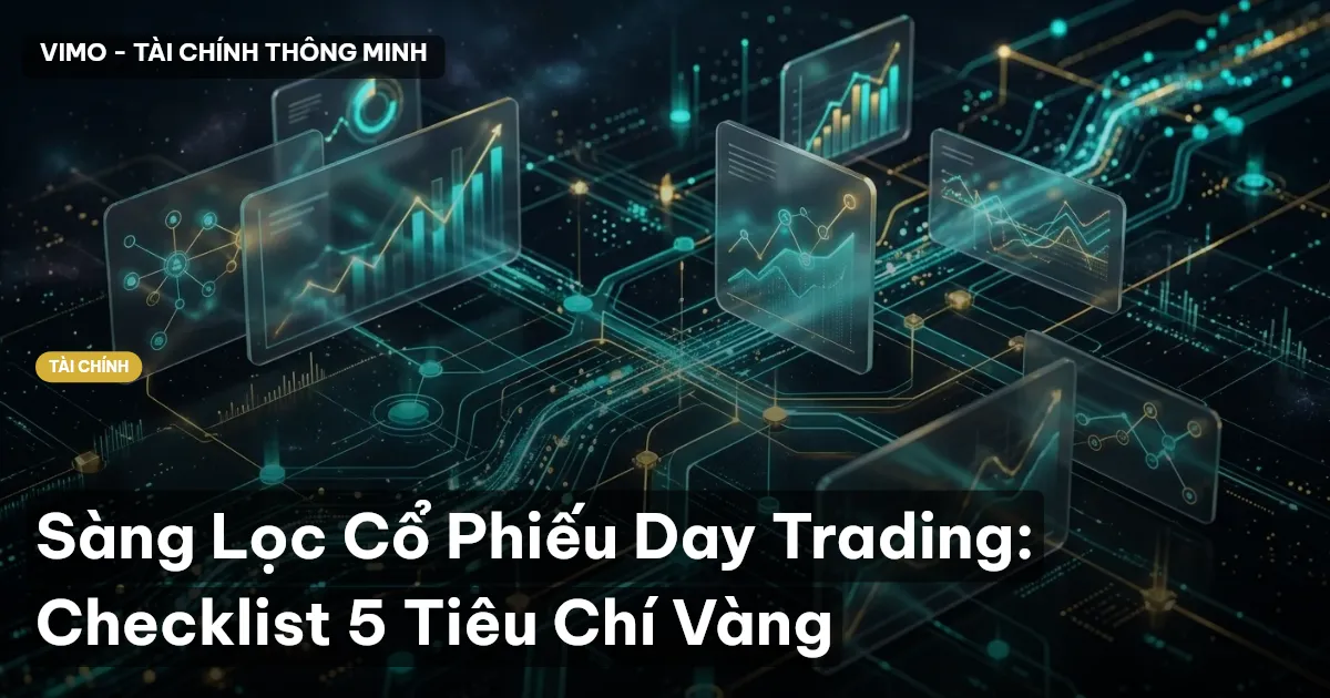 Sàng Lọc Cổ Phiếu Day Trading: Checklist 5 Tiêu Chí Vàng
