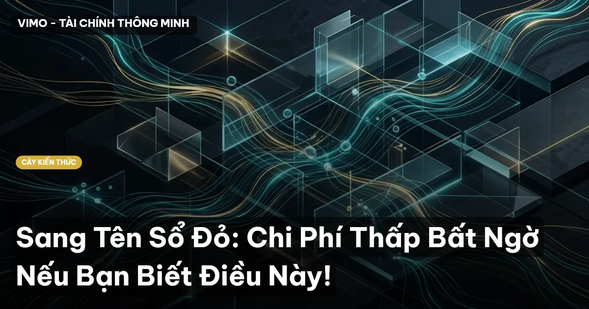Sang Tên Sổ Đỏ: Chi Phí Thấp Bất Ngờ Nếu Bạn Biết Điều Này!