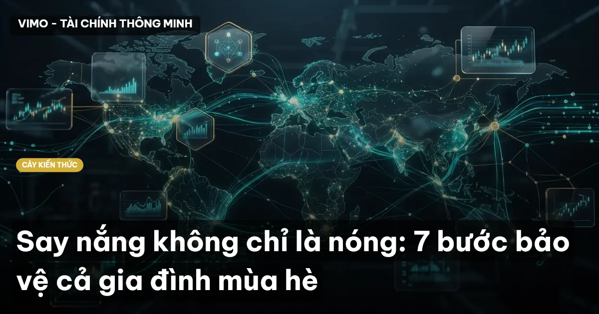 Say nắng không chỉ là nóng: 7 bước bảo vệ cả gia đình mùa hè