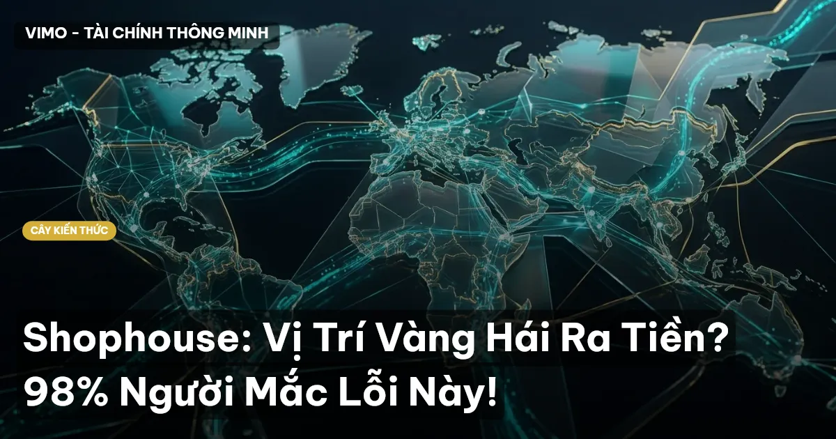 Shophouse: Vị Trí Vàng Hái Ra Tiền? 98% Người Mắc Lỗi Này!