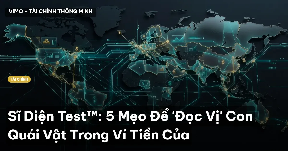 Sĩ Diện Test™: 5 Mẹo Để 'Đọc Vị' Con Quái Vật Trong Ví Tiền Của