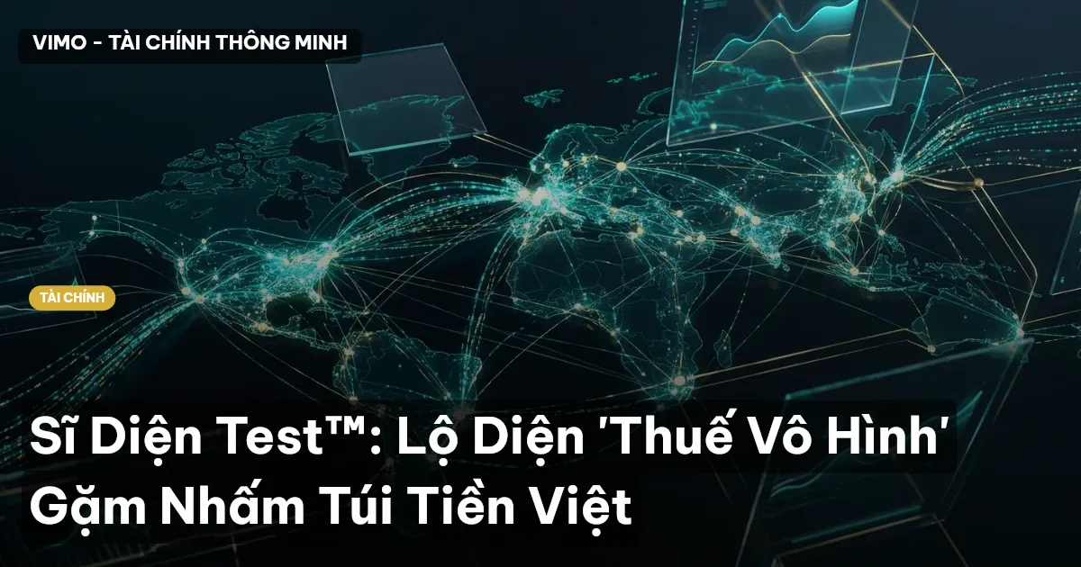 Sĩ Diện Test™: Lộ Diện 'Thuế Vô Hình' Gặm Nhấm Túi Tiền Việt
