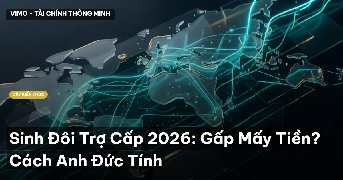 Sinh Đôi Trợ Cấp 2026: Gấp Mấy Tiền? Cách Anh Đức Tính