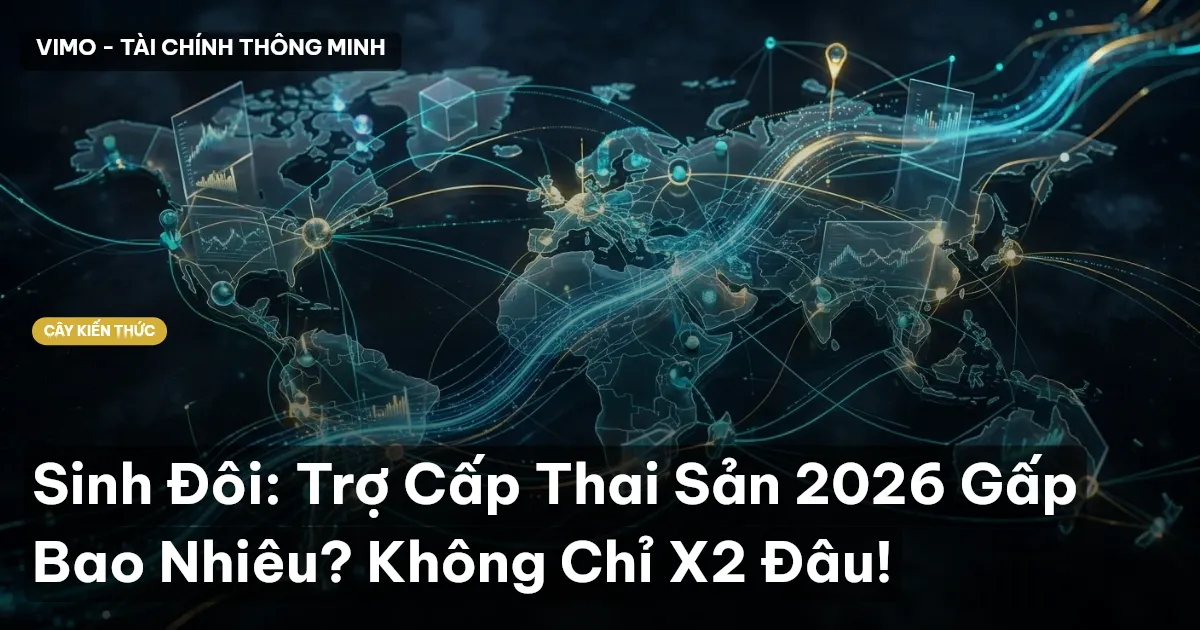 Sinh Đôi: Trợ Cấp Thai Sản 2026 Gấp Bao Nhiêu? Không Chỉ X2 Đâu!