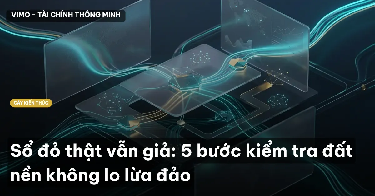Sổ đỏ thật vẫn giả: 5 bước kiểm tra đất nền không lo lừa đảo