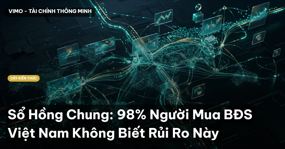 Sổ Hồng Chung: 98% Người Mua BĐS Việt Nam Không Biết Rủi Ro Này