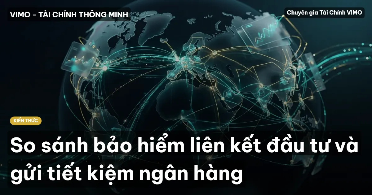So sánh bảo hiểm liên kết đầu tư và gửi tiết kiệm ngân hàng