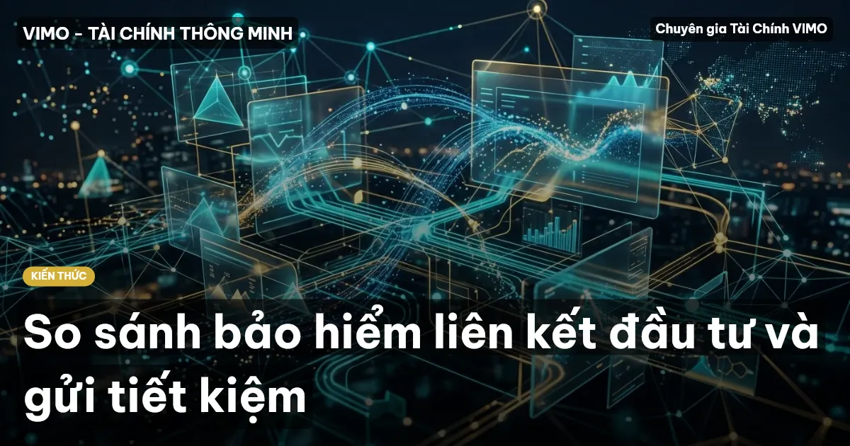 So sánh bảo hiểm liên kết đầu tư và gửi tiết kiệm