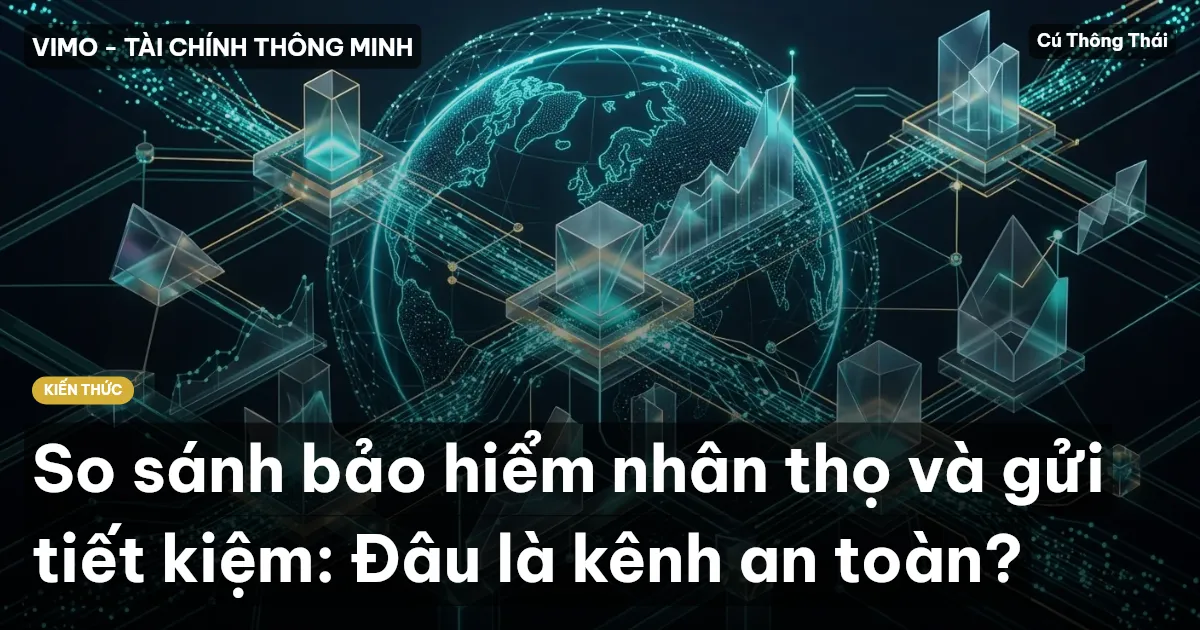 So sánh bảo hiểm nhân thọ và gửi tiết kiệm: Đâu là kênh an toàn?
