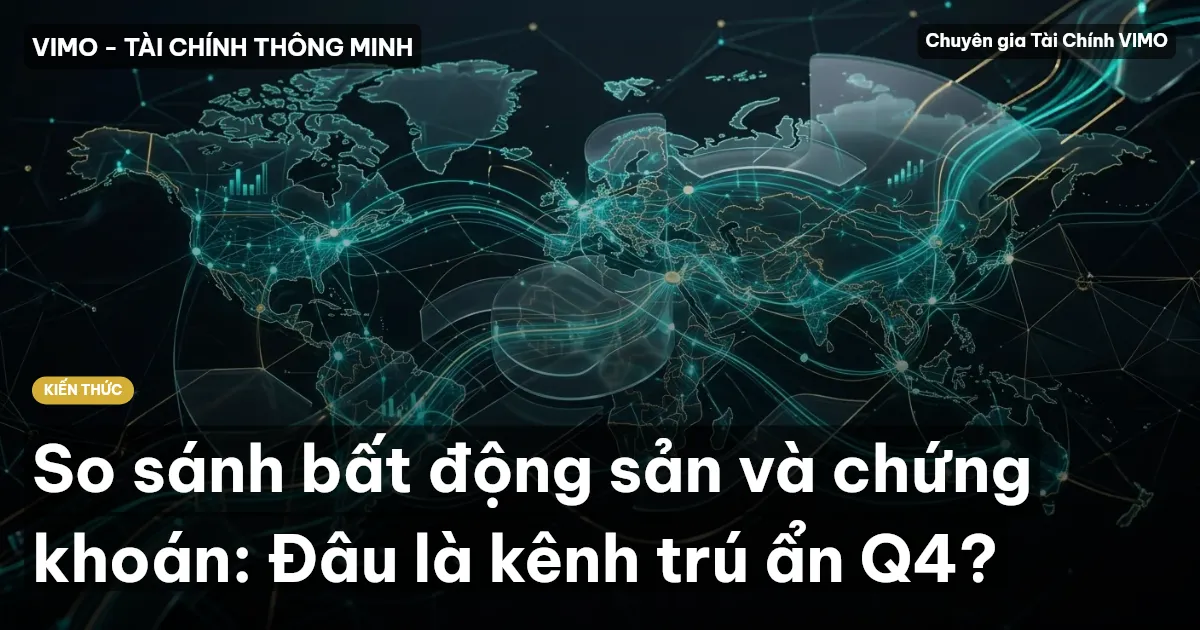 So sánh bất động sản và chứng khoán: Đâu là kênh trú ẩn Q4?